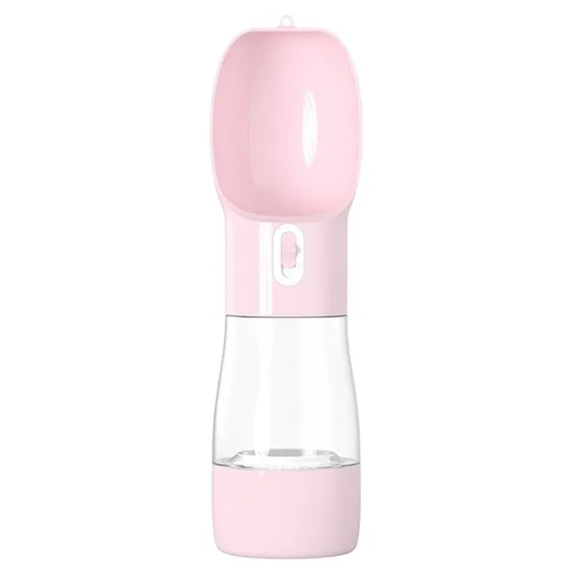 458ml Dog Water Bottle Portable Travel Pet Drinking Container Outdoor Pets Puppy Chihuahua Food Feeder Bowl Water Dispenser