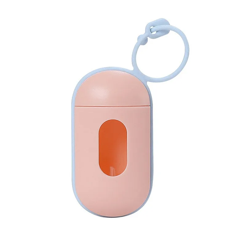 Portable Dog Poop Bags Dispenser Waste Garbage Holder Dispensers Outdoor Pets Dogs Trash Cleaning Supplies Dog Waste Poop Bags