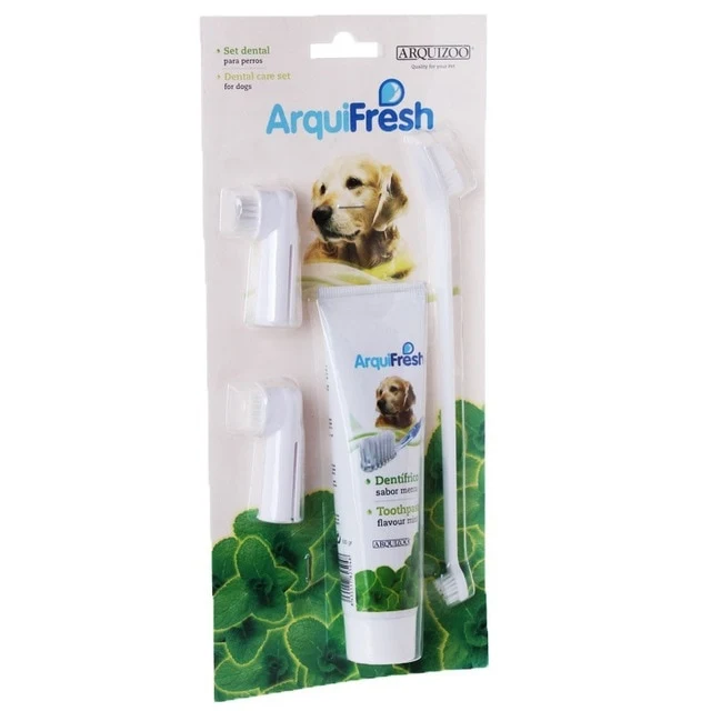 Toothpaste Toothbrush Set for Dog