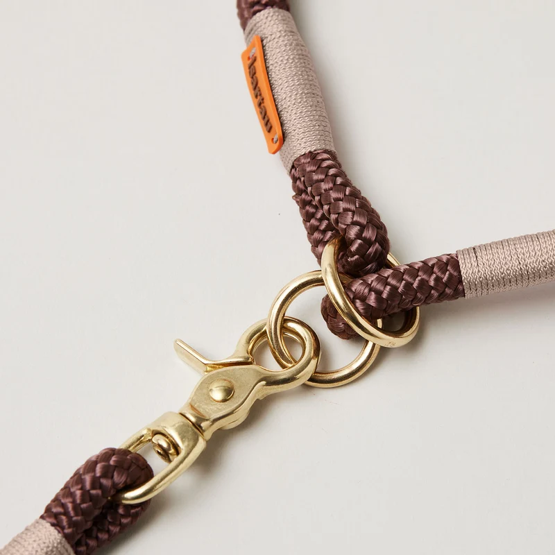 Zugstopp-Halsband Classy Chestnut BEIGE