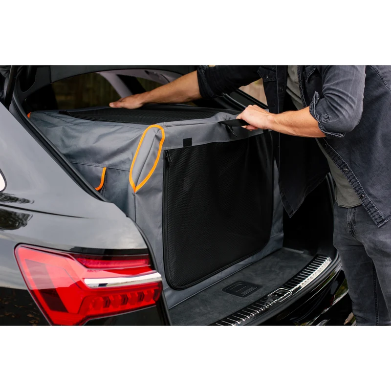 Knuffelwuff faltbare Hundebox Auto Transportbox Alverstone