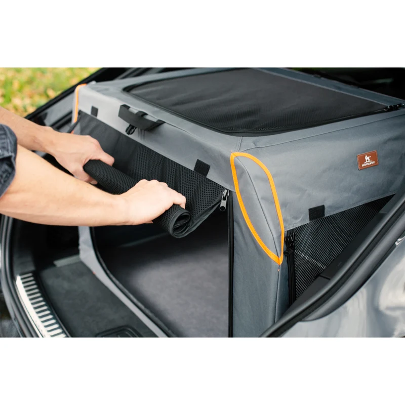 Knuffelwuff faltbare Hundebox Auto Transportbox Alverstone