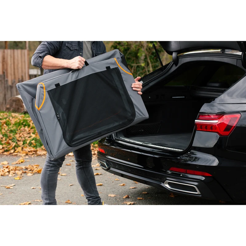 Knuffelwuff faltbare Hundebox Auto Transportbox Alverstone