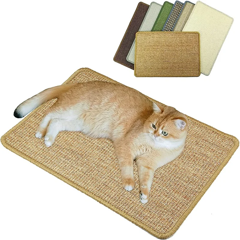 Cat Scratcher Mat for Indoor Couch Cat Scratch Sisal Mat for Cat Scratching Post Cat Scratch Protect Furniture Sofa Cat Supplies