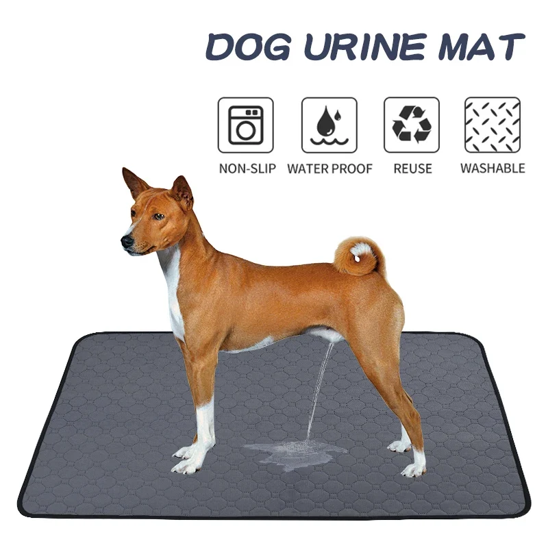 Reusable Dog Pee Pad Washable Pet Diaper Mat for Dogs Waterproof Absorbent Pet Mat Puppy Training Pad Dog Bed Dog Supplies