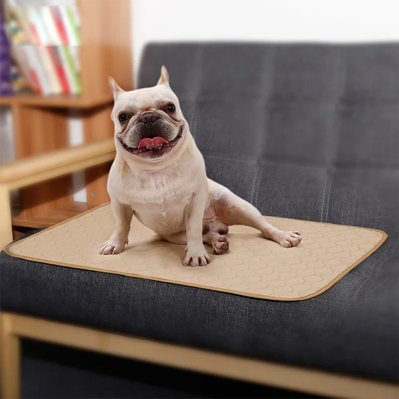 Reusable Dog Pee Pad Washable Pet Diaper Mat for Dogs Waterproof Absorbent Pet Mat Puppy Training Pad Dog Bed Dog Supplies