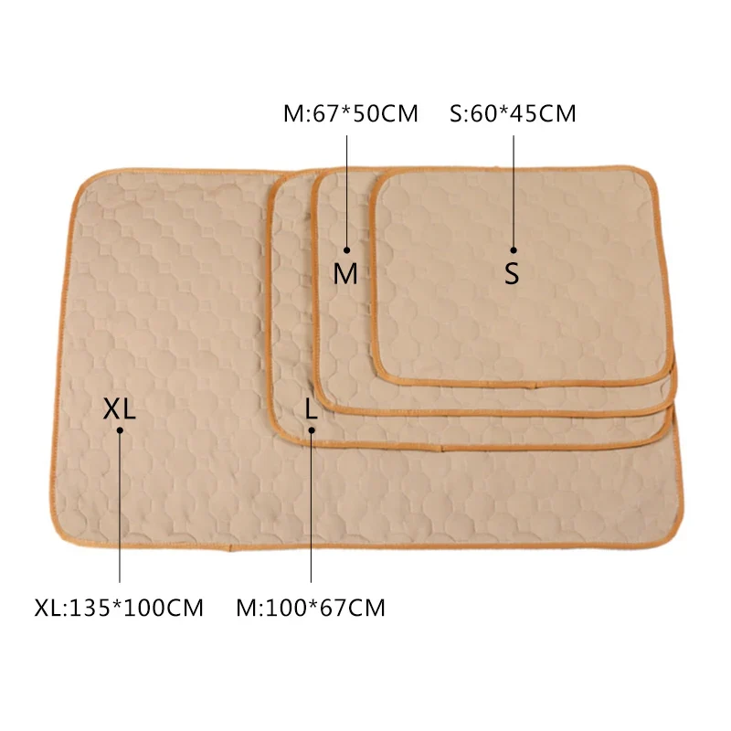 Reusable Dog Pee Pad Washable Pet Diaper Mat for Dogs Waterproof Absorbent Pet Mat Puppy Training Pad Dog Bed Dog Supplies