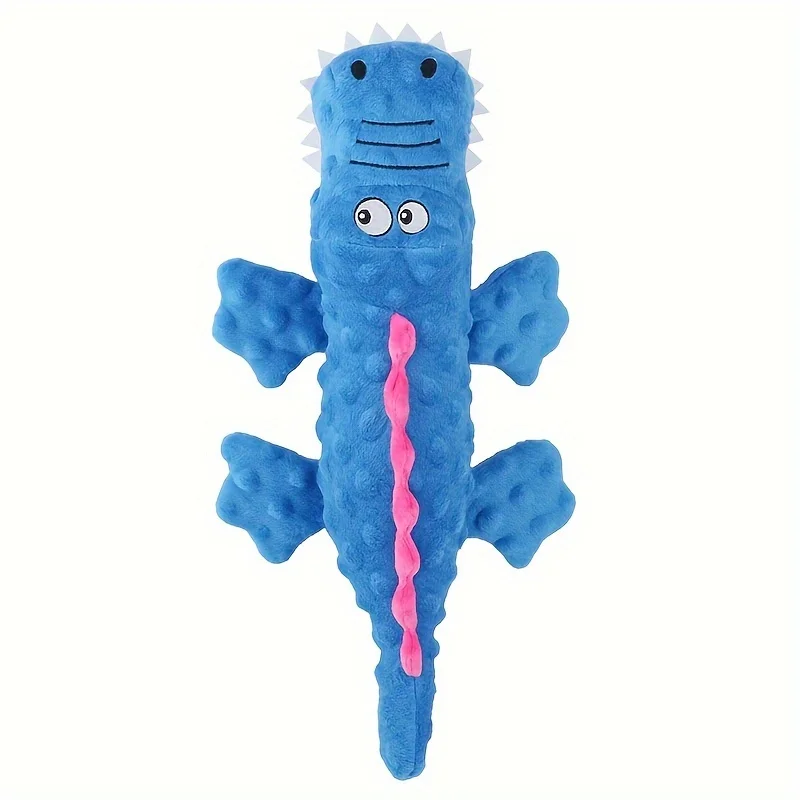 Pet Dog Toys Squeaky Chew Toys for Small Large Dogs Cat Stuffed Crocodile Sound Toys Cleaning Tooth Dog Chew Toy Dog Accessories