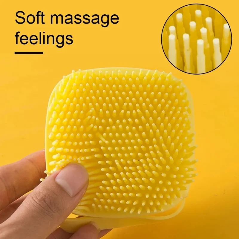 Pet Dog Brush Silicone Bathroom Puppy Massager Gloves Bath Brush Soft Safety Dog Comb Cat Cleaning Grooming Supplies