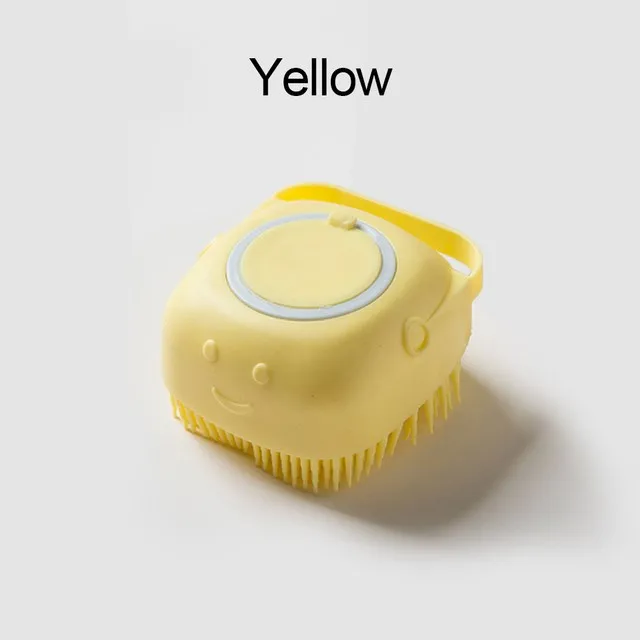 Pet Dog Brush Silicone Bathroom Puppy Massager Gloves Bath Brush Soft Safety Dog Comb Cat Cleaning Grooming Supplies