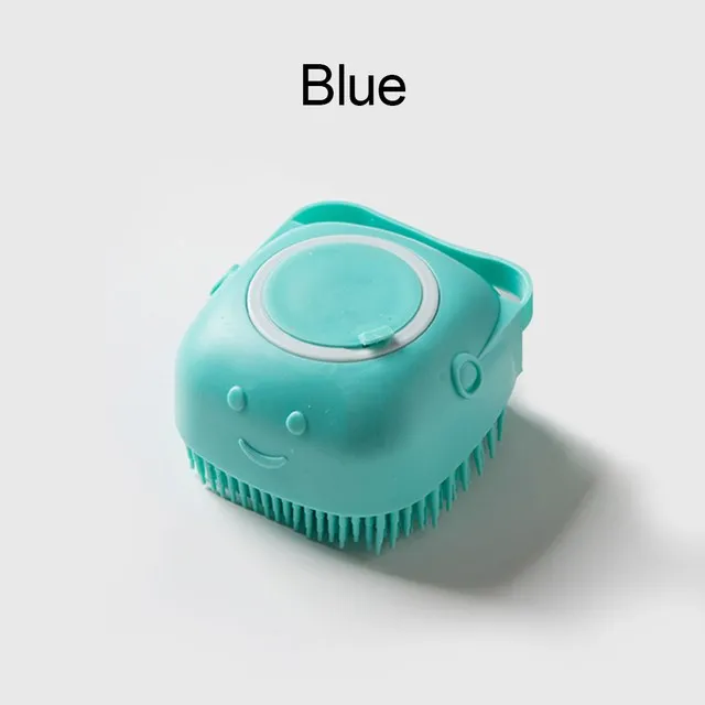 Pet Dog Brush Silicone Bathroom Puppy Massager Gloves Bath Brush Soft Safety Dog Comb Cat Cleaning Grooming Supplies