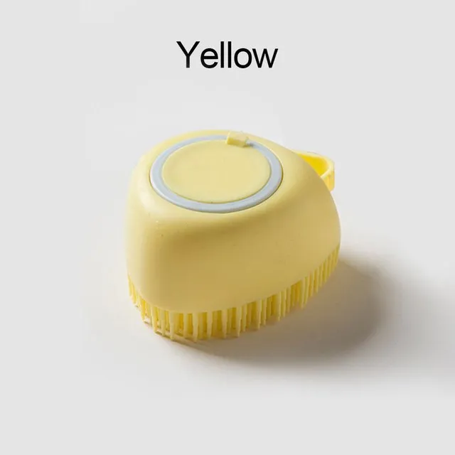 Pet Dog Brush Silicone Bathroom Puppy Massager Gloves Bath Brush Soft Safety Dog Comb Cat Cleaning Grooming Supplies