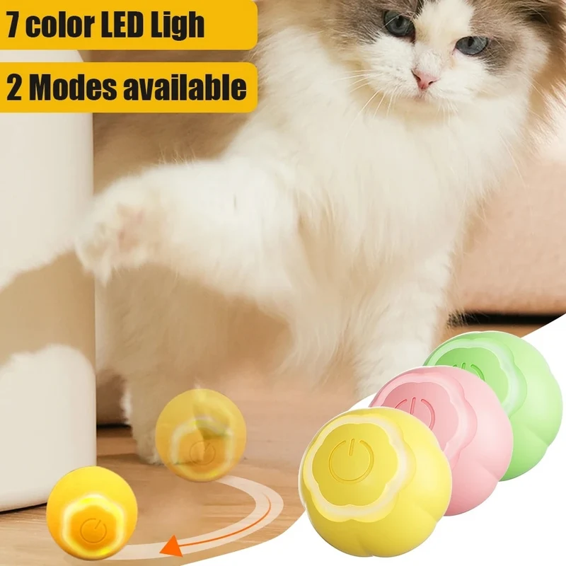 Smart Cat Toys Automatic Rolling Ball Electric Pet Toys For Cats
