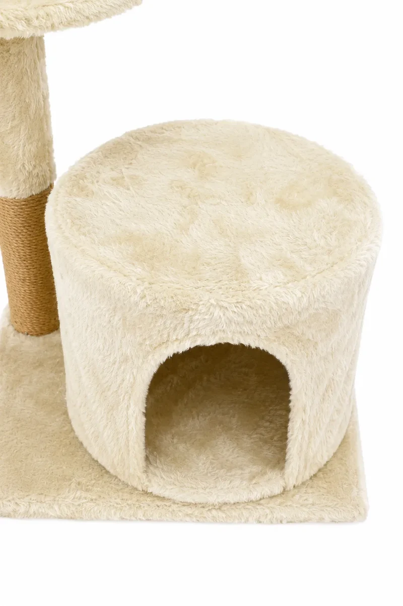 Kunert KLARA Kratzbaum beige für Katzen - 49x52x38 cm