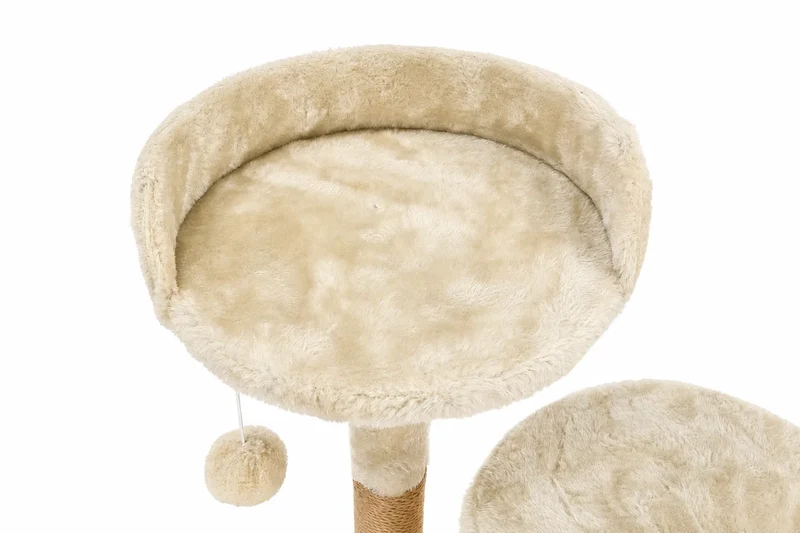 Kunert KLARA Kratzbaum beige für Katzen - 49x52x38 cm