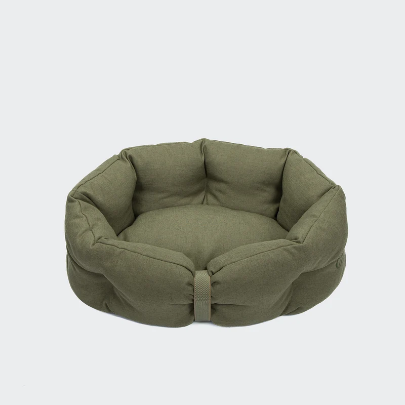 Hundebett LTTL Snoozy Linen-Mix Moss