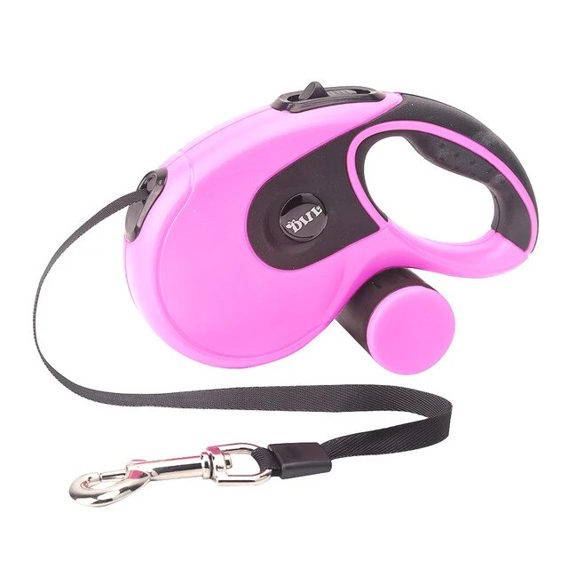5M Retractable Dog Leashes Automatic Extending Nylon Walking Pet Dog Lead Leash