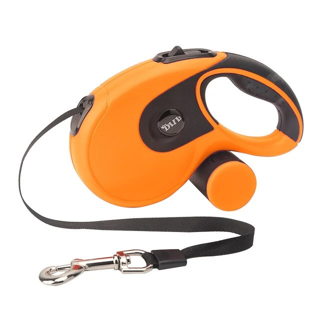 5M Retractable Dog Leashes Automatic Extending Nylon Walking Pet Dog Lead Leash