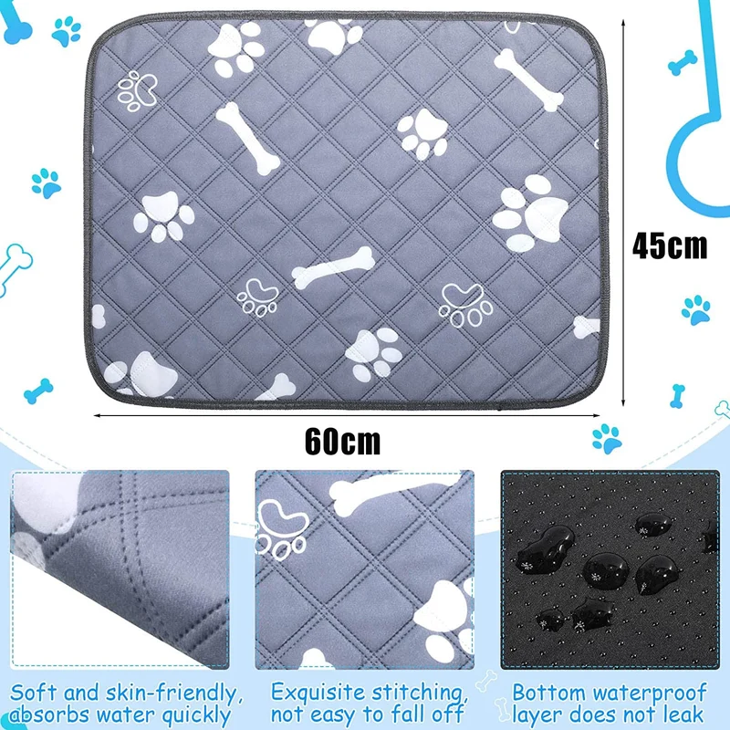 Cat Dog Mat Reusable Dog Pee Pad
