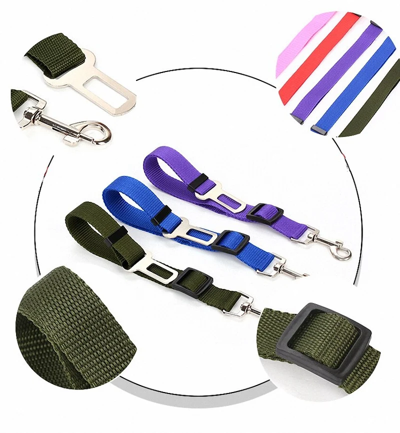Adjustable Pet Dog Car Seat Belts