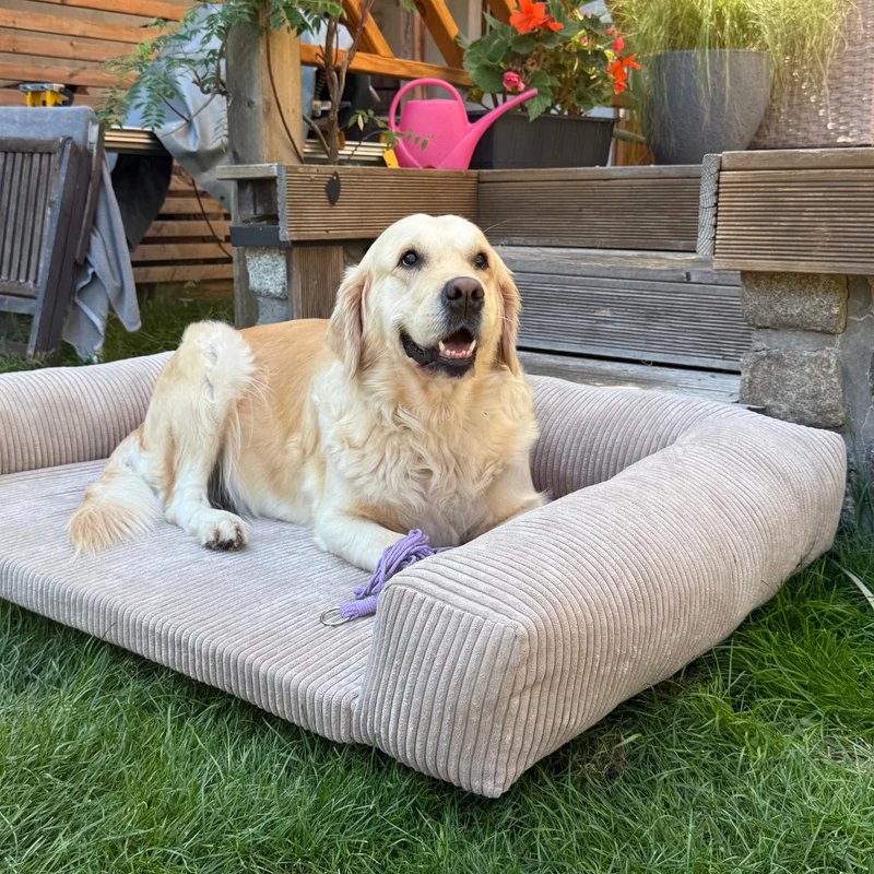 Samtpfote Hundematte Cord - 120x78x19cm