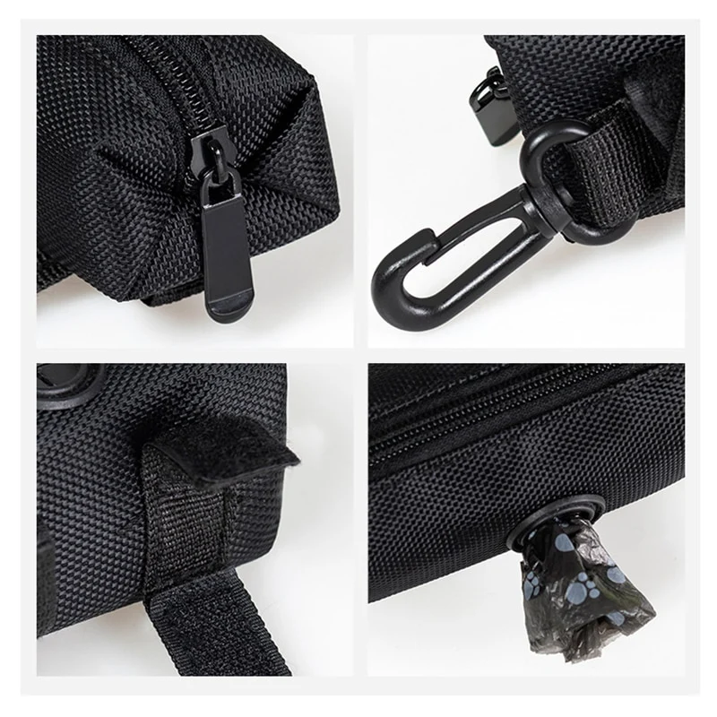 Pet Dog Poop Bag Holder Leash Attachment Mini Travel Garbage Bag