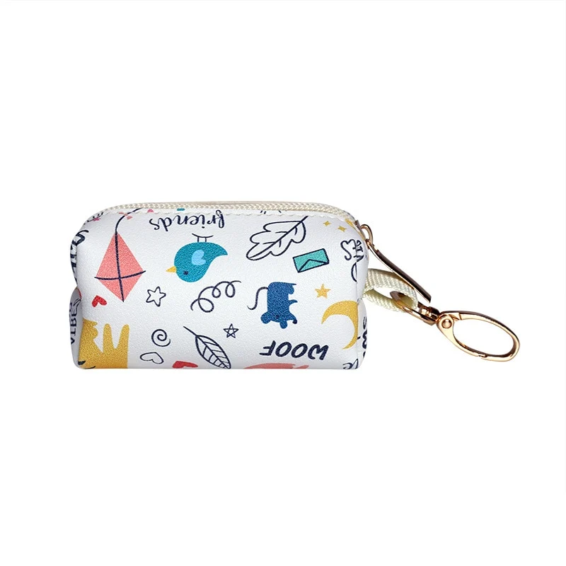 Pet Dog Poop Bag Holder Leash Attachment Mini Travel Garbage Bag