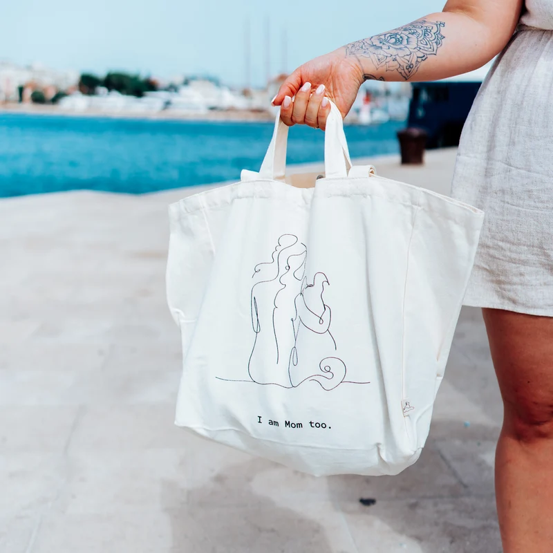 Baumwolltasche Shopper Tote Bag – HundeMama - DOGMOM