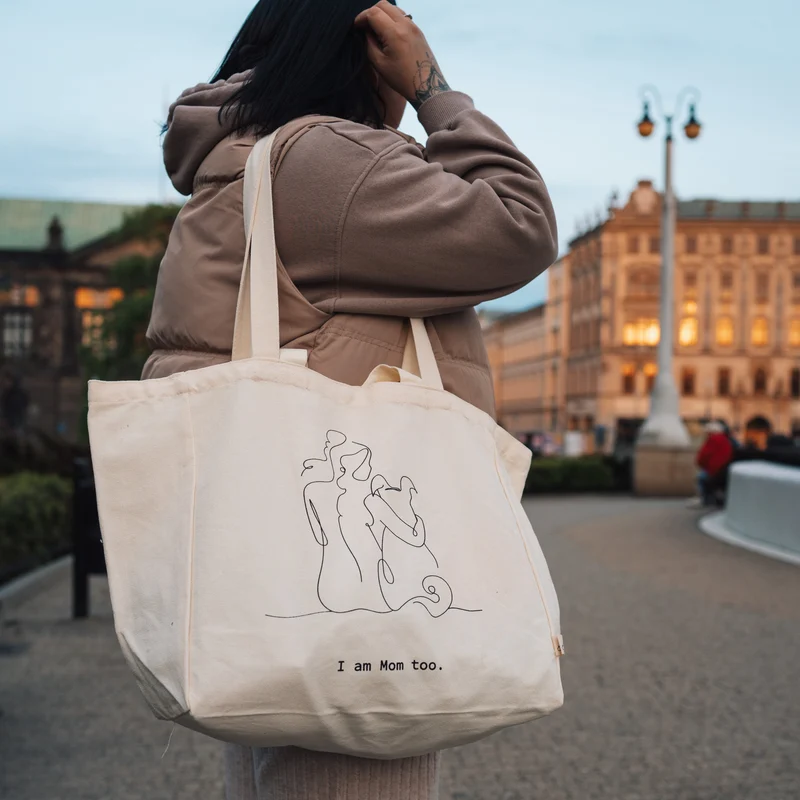 Baumwolltasche Shopper Tote Bag – HundeMama - DOGMOM