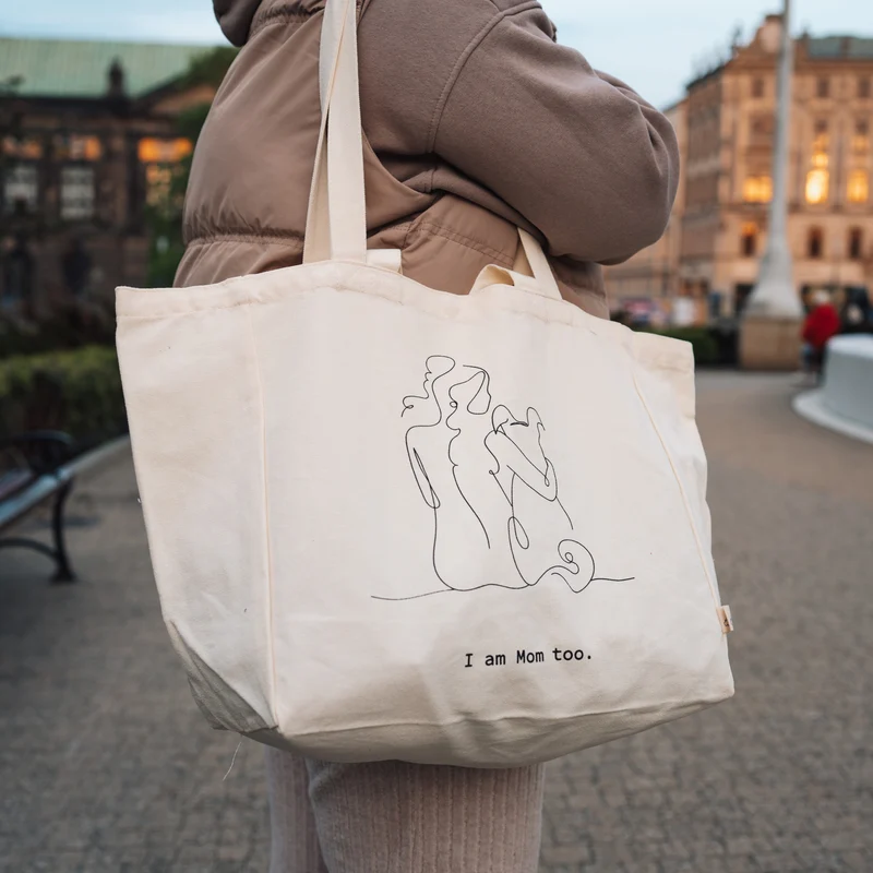 Baumwolltasche Shopper Tote Bag – HundeMama - DOGMOM