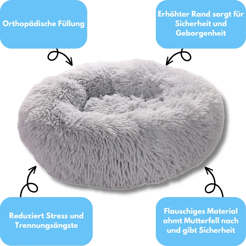 Flauschiges Hundebett