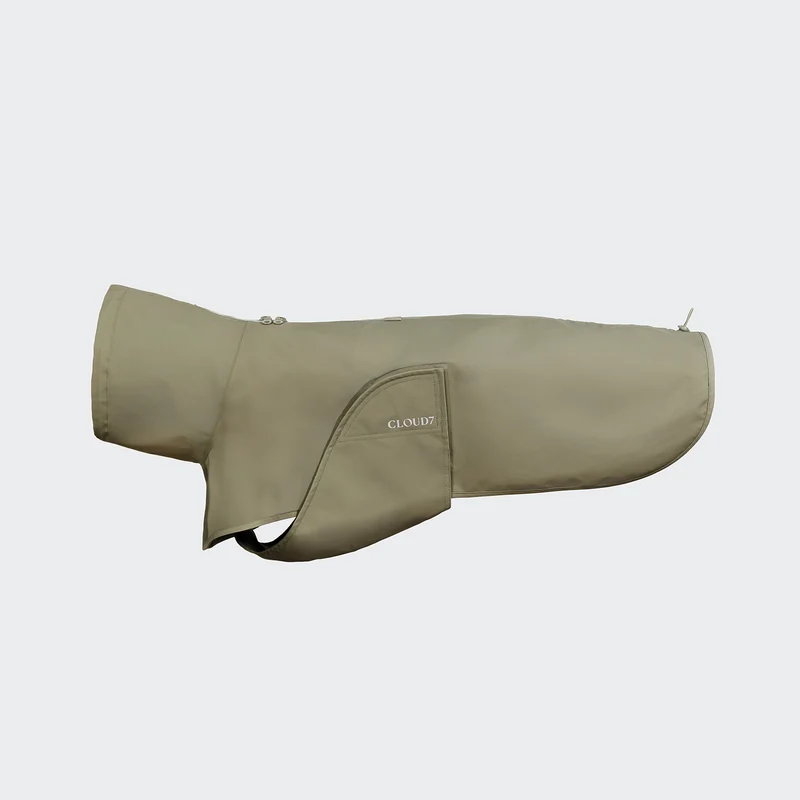 Hunderegenmantel Helgoland Olive