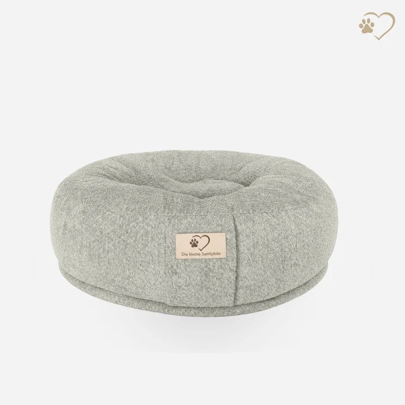 Samtpfote orthopädisches Hundekissen Donut Bouclé