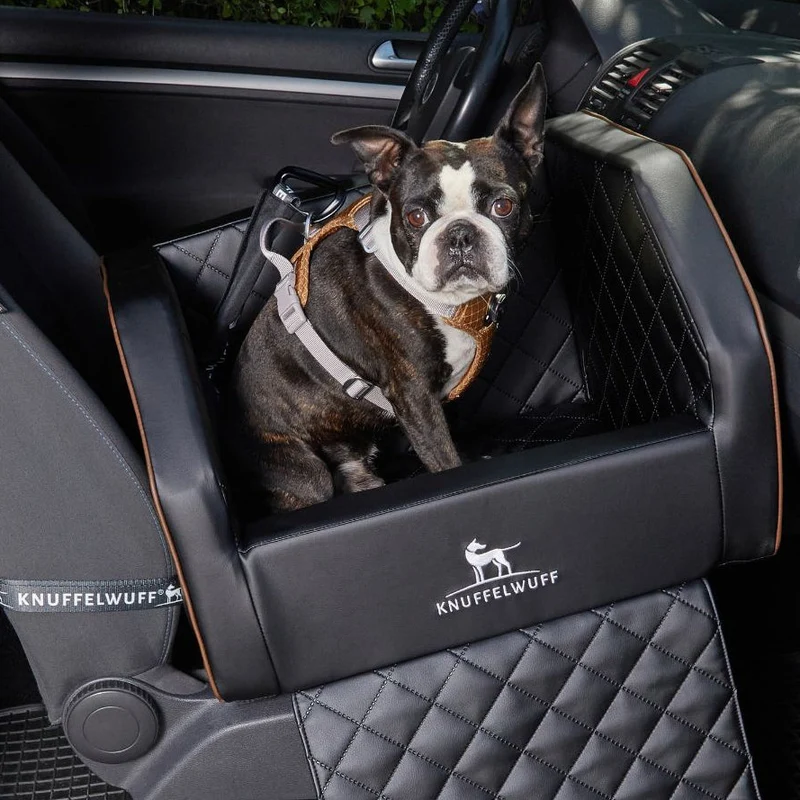 Knuffelwuff Cargo Hunde Auto Transportbox für den Vordersitz
