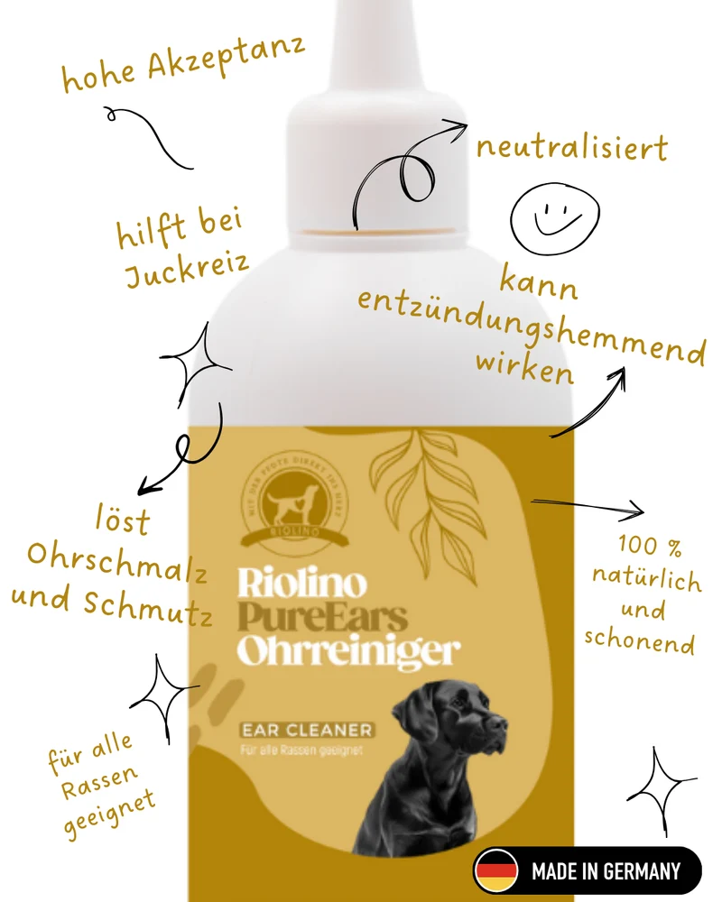 Riolino PureEars– Sanfte Reinigung für empfindliche Ohren