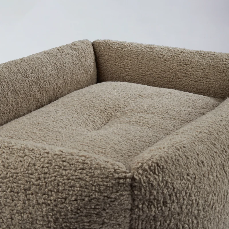 Buciano Bouclé Hundebett Oreo