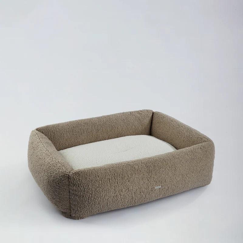 Buciano Bouclé Hundebett Oreo