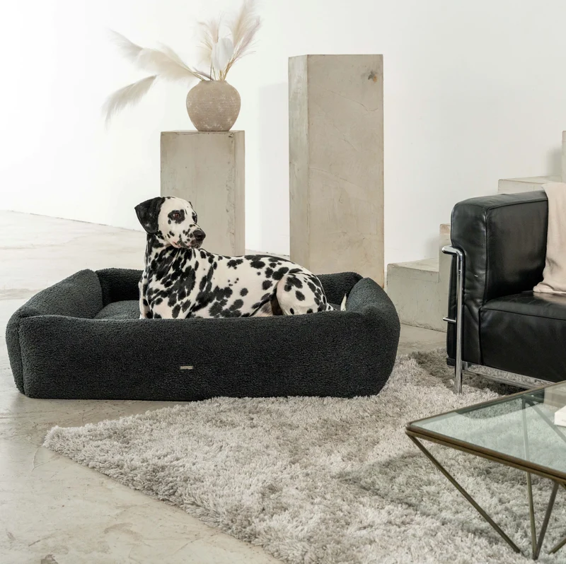 Buciano Bouclé Hundebett Oreo