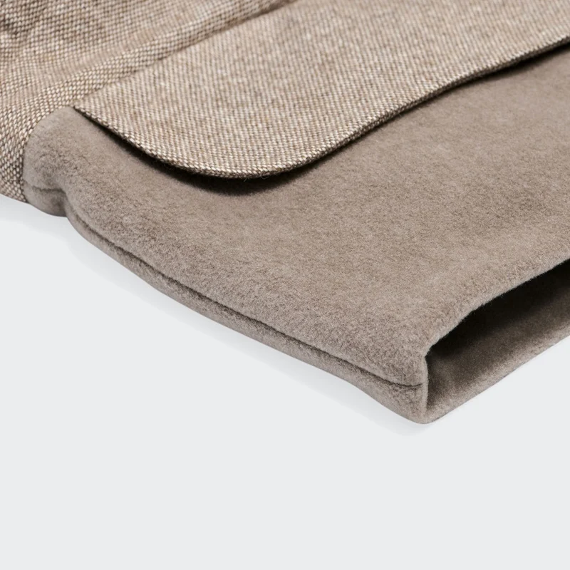 Hundemantel Brooklyn Long Tweed Beige