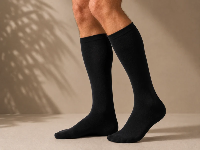 CosyCare® Light Legs Compression Socks Bovenkant knelt