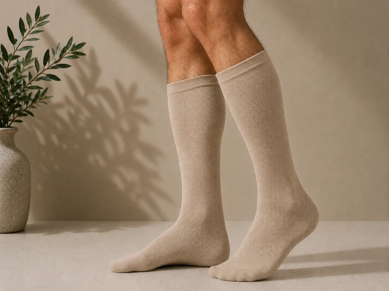CosyCare® Light Legs Compression Socks Bovenkant knelt