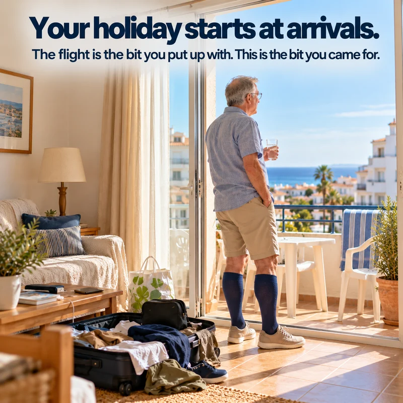 CosyCare® Light Legs Compression Socks vlucht op komst