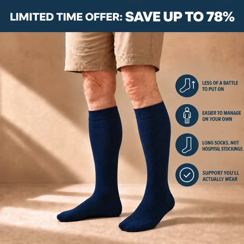 CosyCare® Light Legs Compression Socks Aantrekken een gevecht