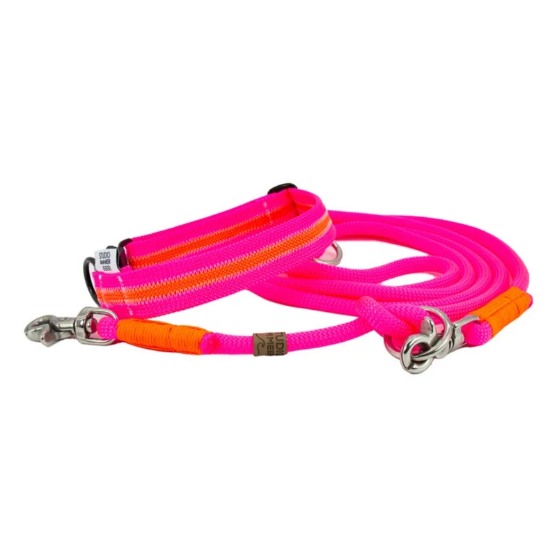 Hundehalsband Tau Neon Pink
