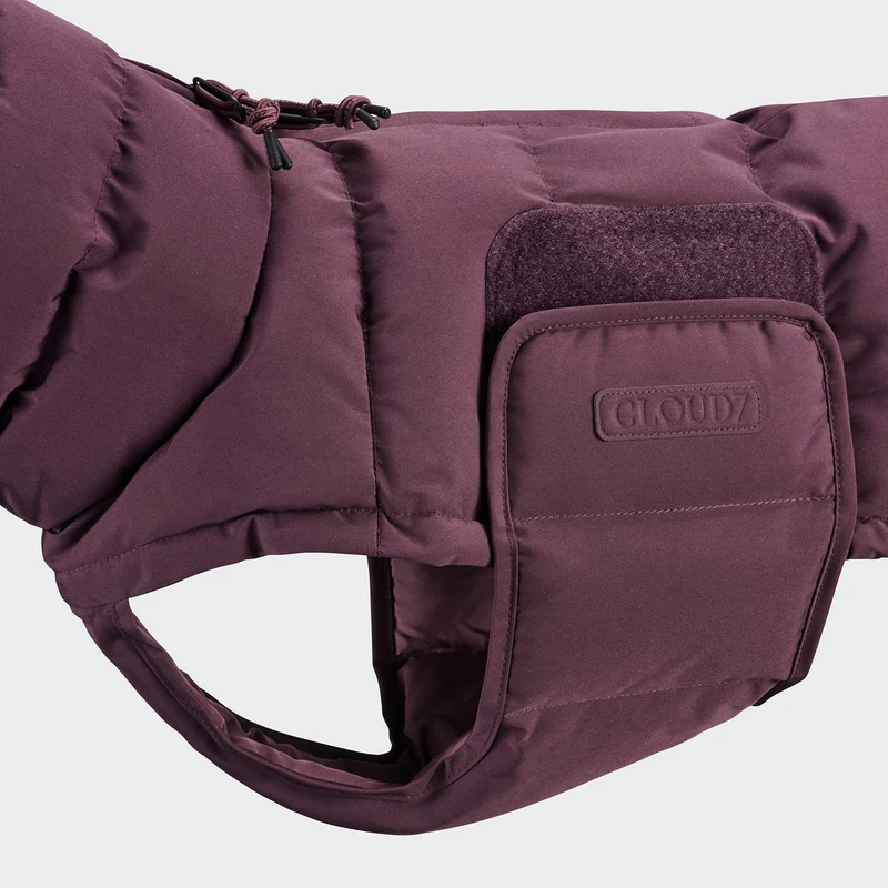 Hundemantel Dackel Alaska Dark Aubergine