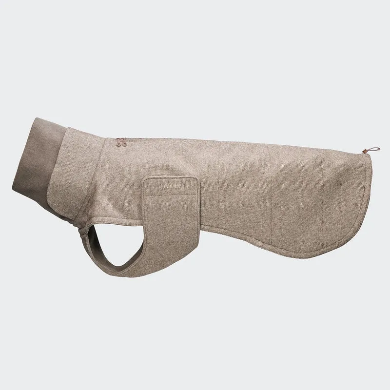 Windhundmantel Brooklyn Long Tweed Beige