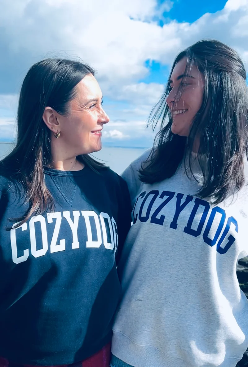 GRAY COZYDOG SWEATSHIRT