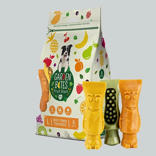 Kauartikel garden bites fruity tonya toothpaste gemischte Farben