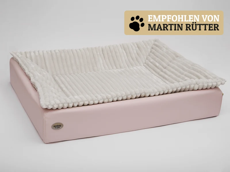 Hundebett KUDDE Pastell Kunstleder