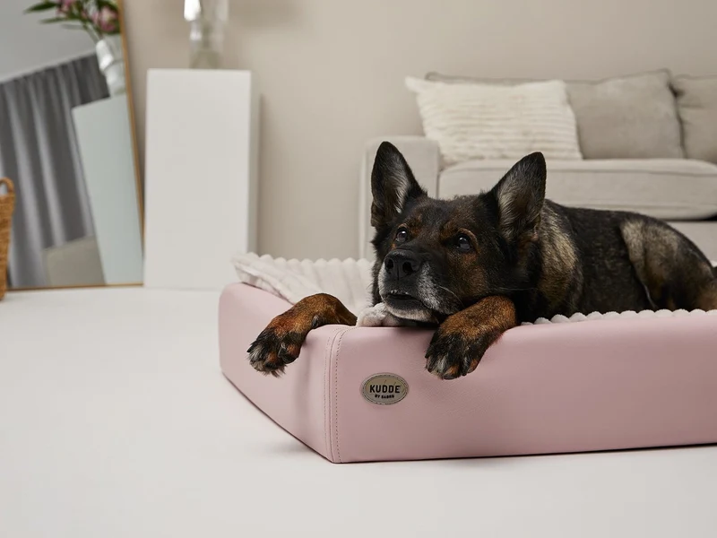 SABRO Hundebett KUDDE Pastell Kunstleder